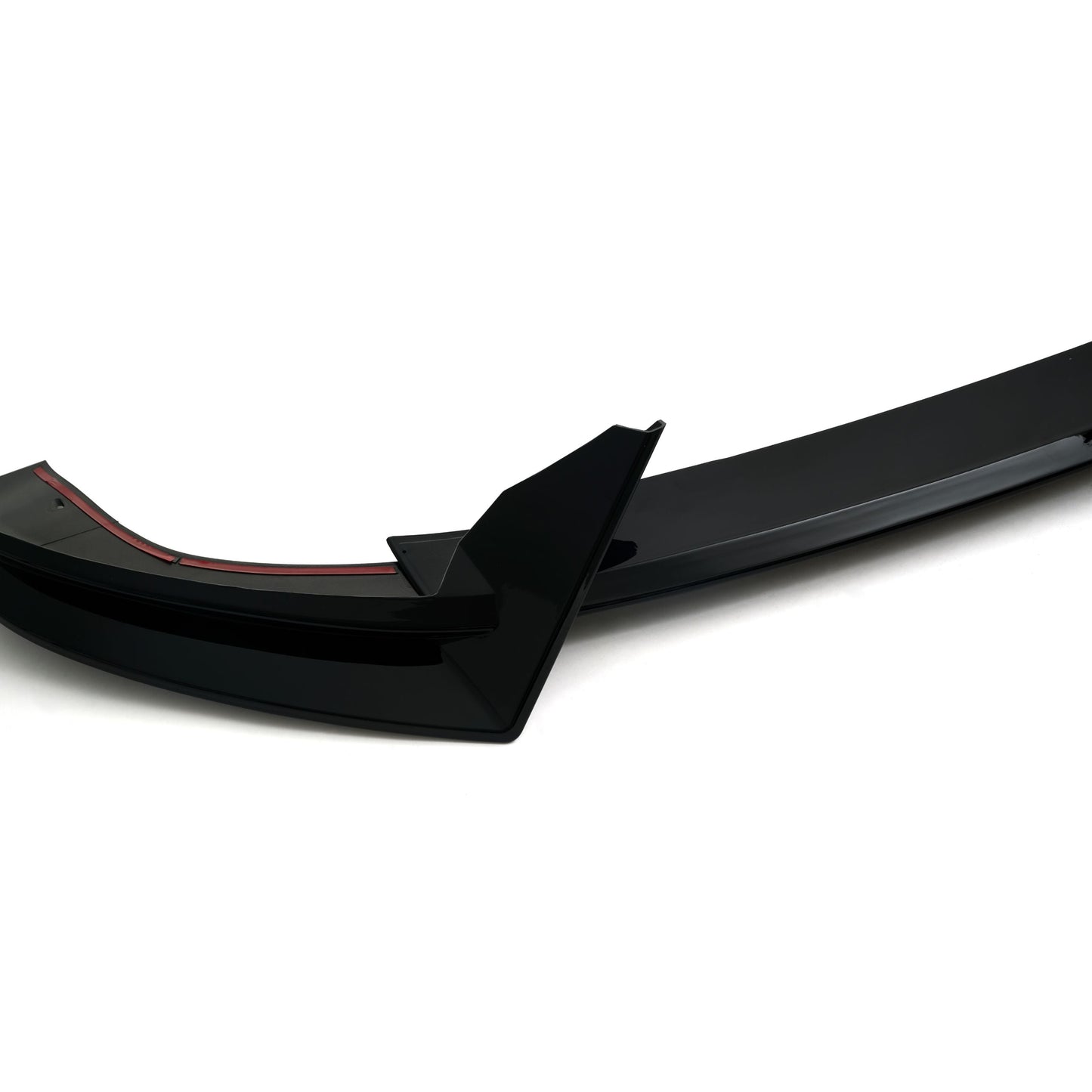 For Tesla Model Y 2025+ ABS Carbon Style Front Bumper Lip Spoiler Splitter 3PCS