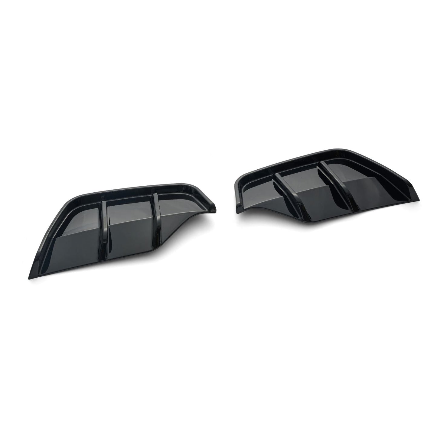 For 2025-26 Tesla Model Y Juniper Shark Fin Rear Bumper Diffuser Kit