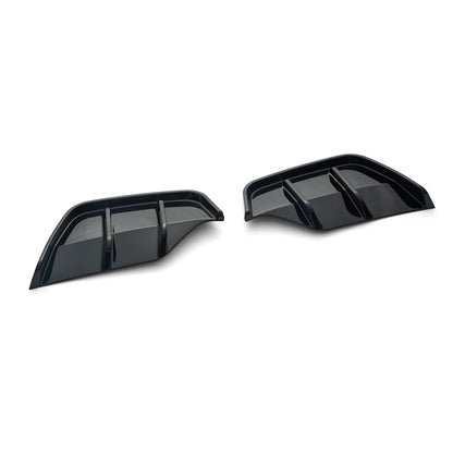 For 2025-26 Tesla Model Y Juniper Shark Fin Rear Bumper Diffuser Kit