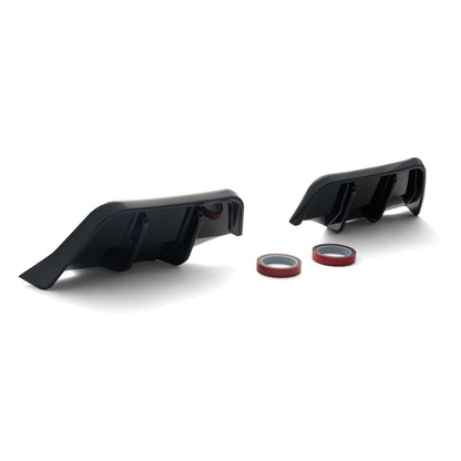 For 2025-26 Tesla Model Y Juniper Shark Fin Rear Bumper Diffuser Kit