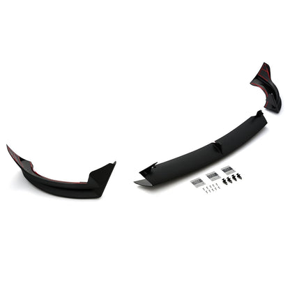 For 2020-2024 Tesla Model Y Front Bumper Lip Splitter 3PCS