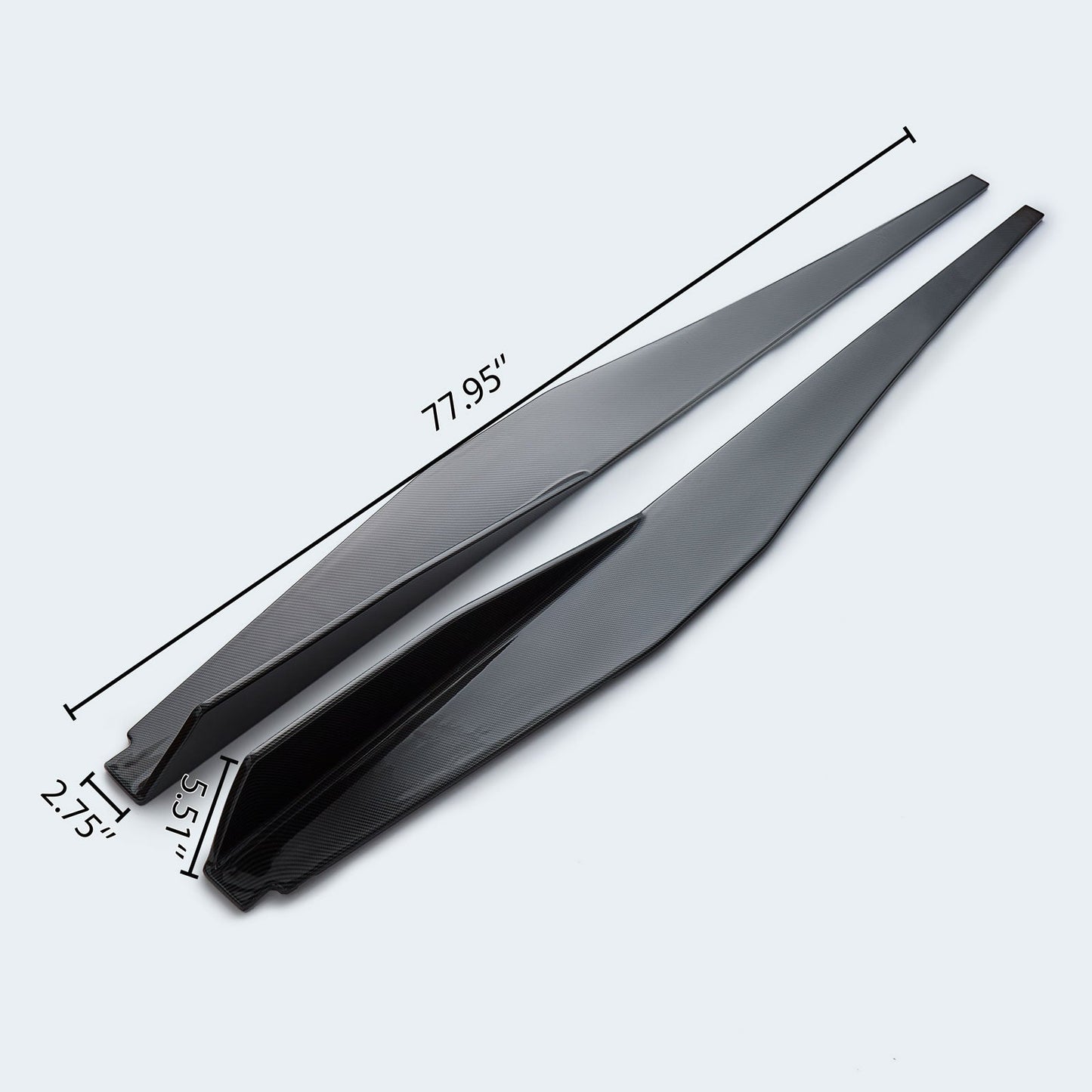 For 2020-2026 Corvette C8 Side Skirts