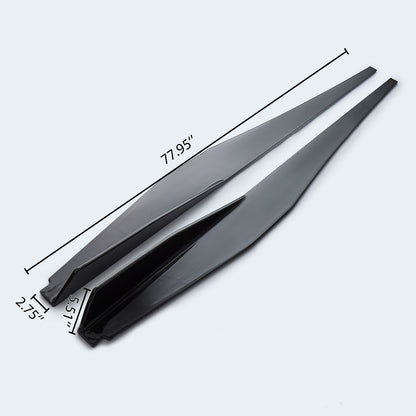 For 2020-2026 Corvette C8 Side Skirts
