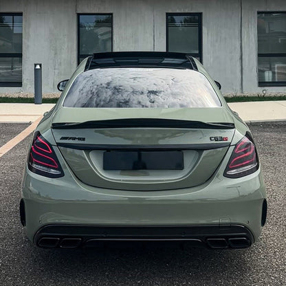 For 2015-2021 Mercedes Benz W205 C63 AMG PSM Style Trunk Spoiler Wing
