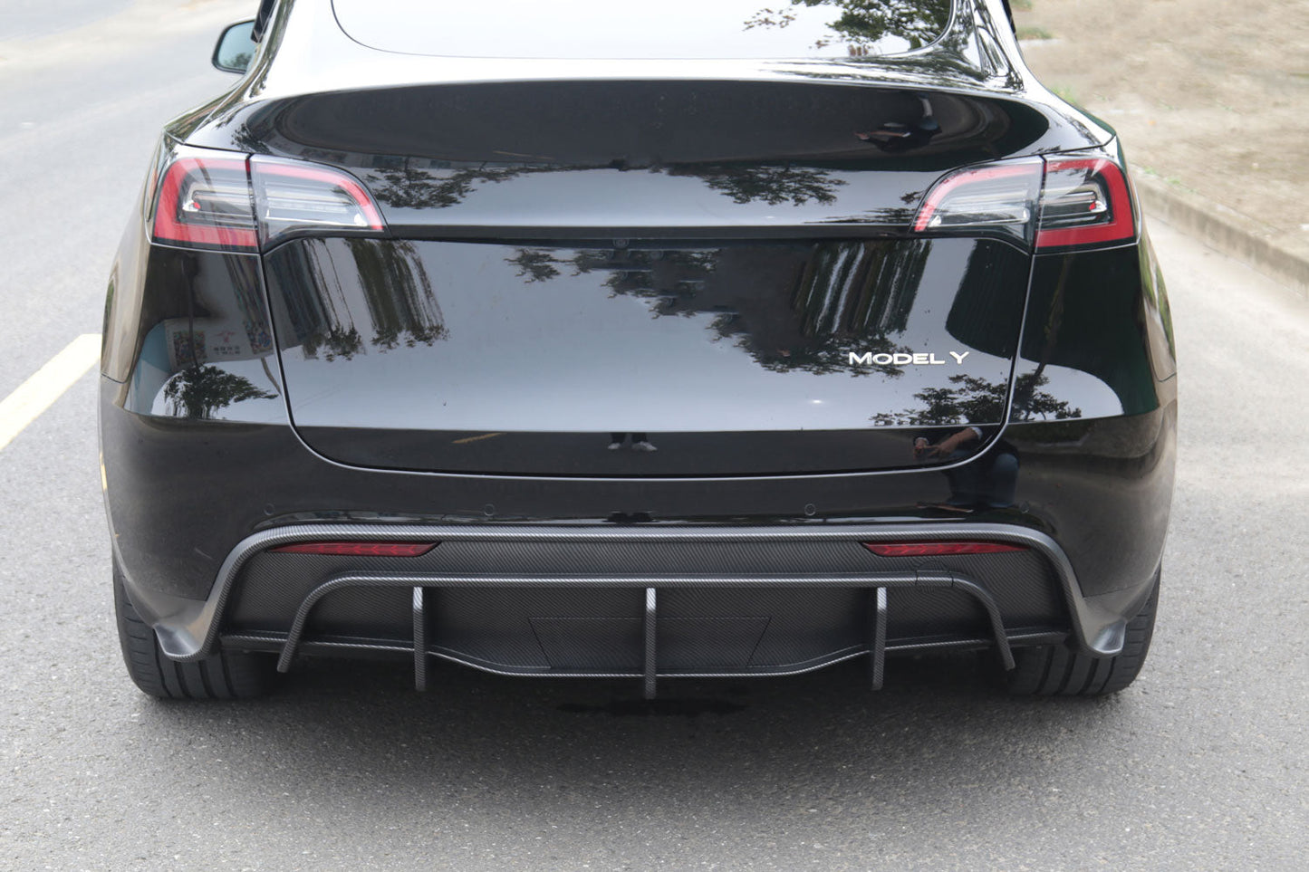 For Tesla Model Y 2020-2024 Upgrade Rear Diffuser