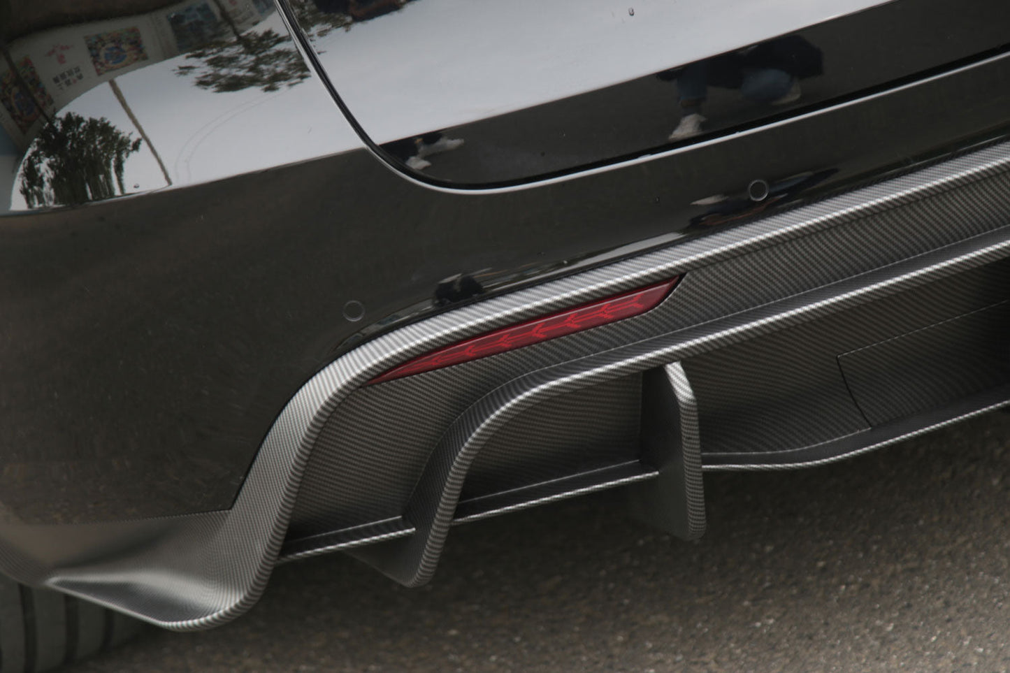 For Tesla Model Y 2020-2024 Upgrade Rear Diffuser