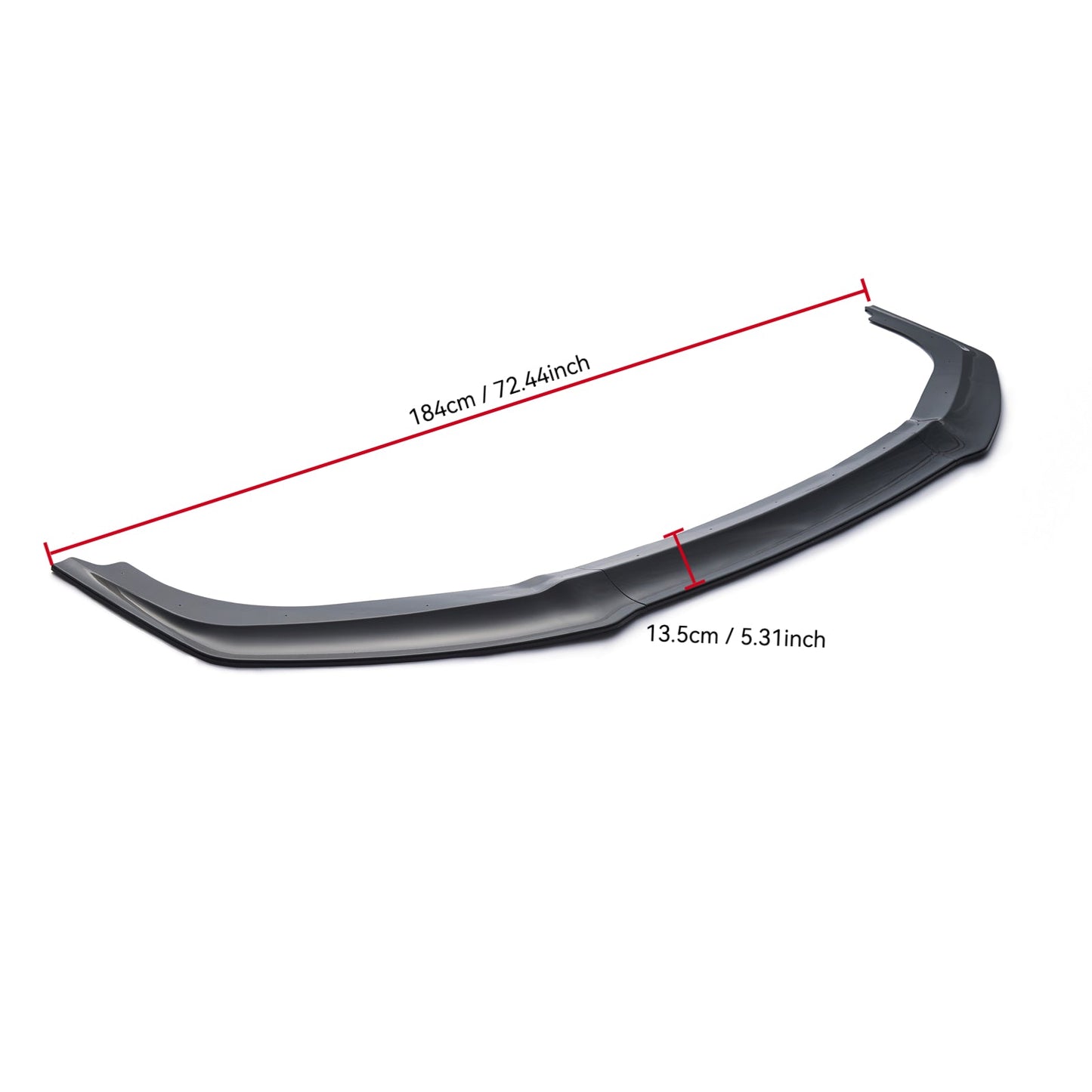 For 2017-2021 Honda Civic Si & FK7 Hatchback GR Style Front Bumper Lip