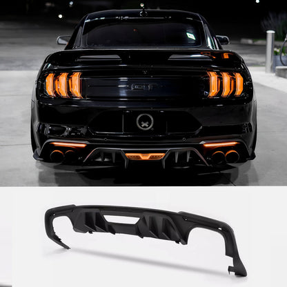 For 2018-2023 Ford Mustang EcoBoost GT350 Lower Rear Lip Diffuser