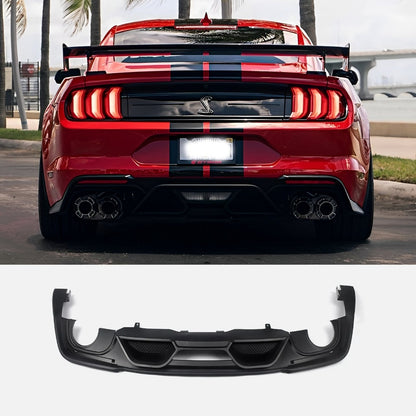For 18-22 Ford Mustang GT500 Style Rear Bumper Lip Diffuser