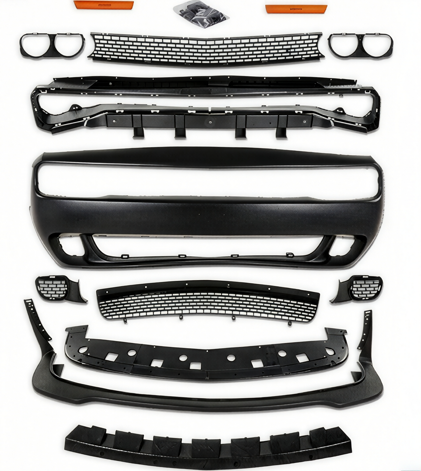 For 2015-2023 Dodge Challenger Hellcat Style Front bumper set