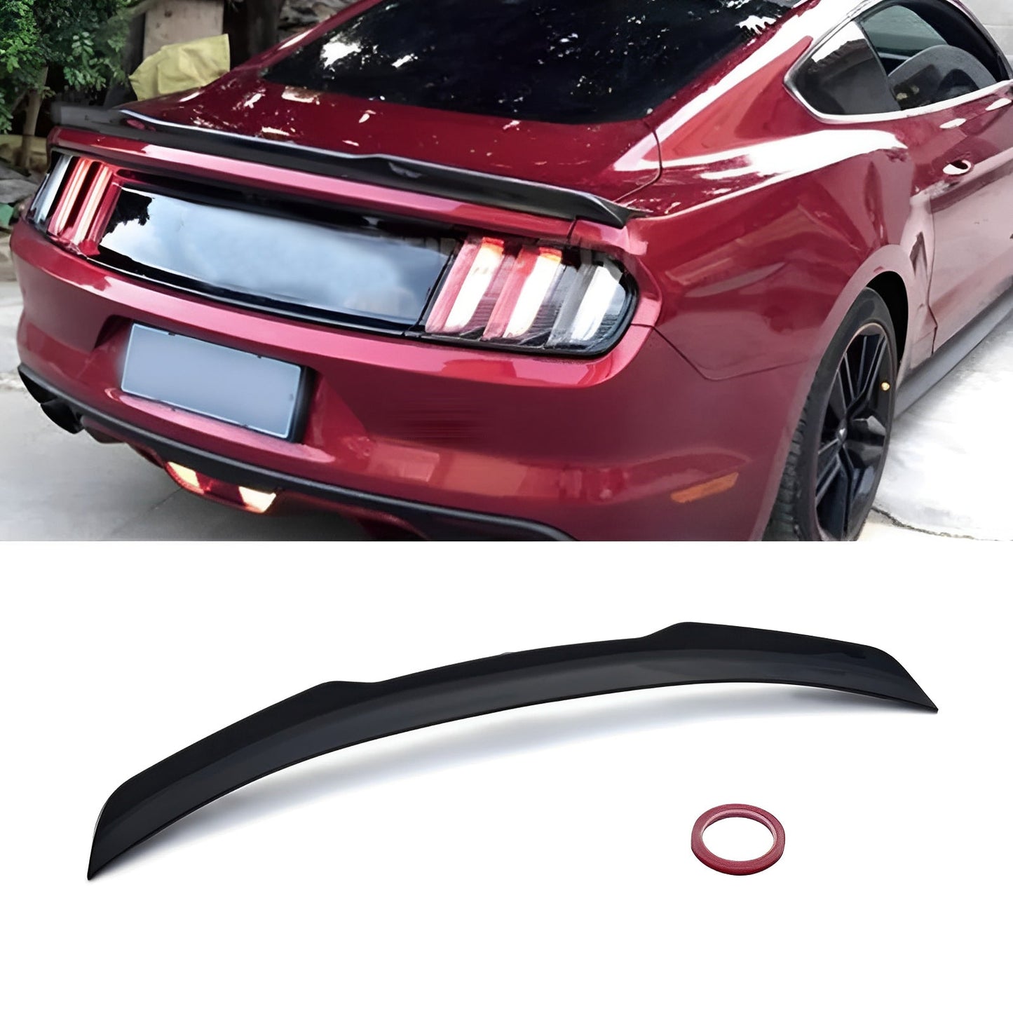 For 2015-2023 Ford Mustang GT500 GT350 W2-2 Rear Trunk Spoiler Wing