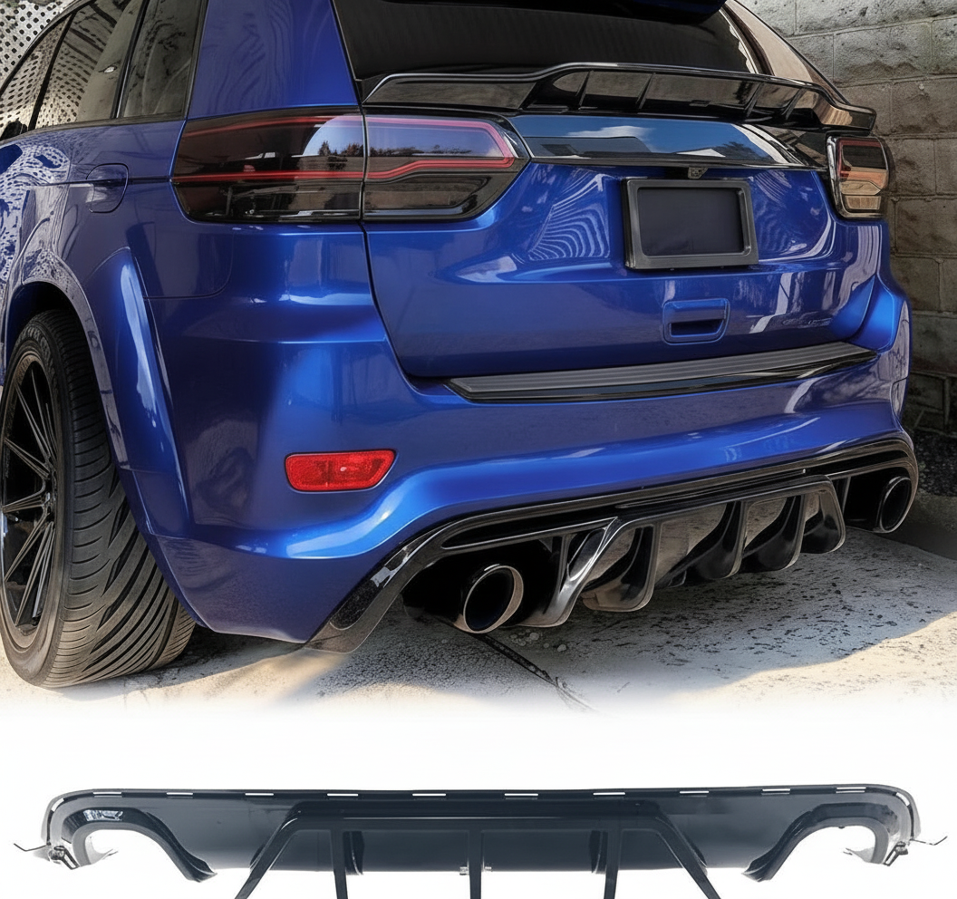 For 2014-2021 Jeep Grand Cherokee SRT V1 Rear Bumper Diffuser