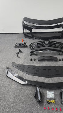 For 2010-2015 Chevy Camaro 5th To 6th Gen ZL1 Front Bumper Cover Set