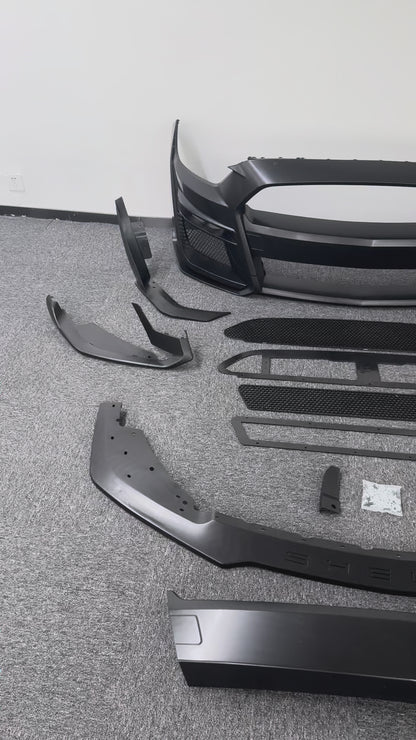 For 2015-2017 Ford Mustang  GT500 Style Front Bumper Cover Set