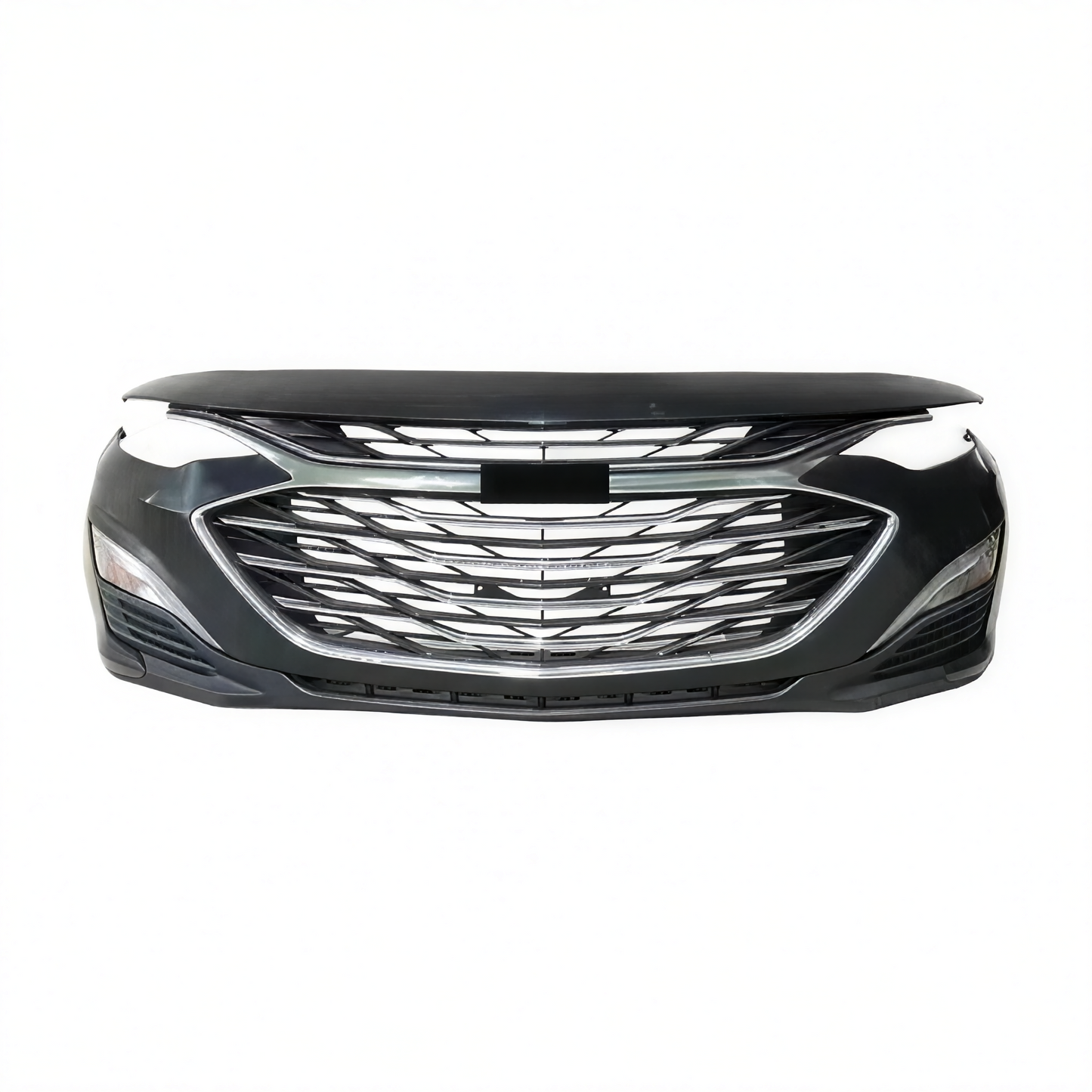 For 2019-2024 Chevy Malibu Front Bumper Cover Grille Fog Light Set