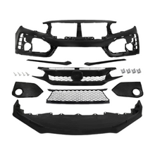For 2016-2021 Honda Civic Type R Style Front Bumper Cover Set