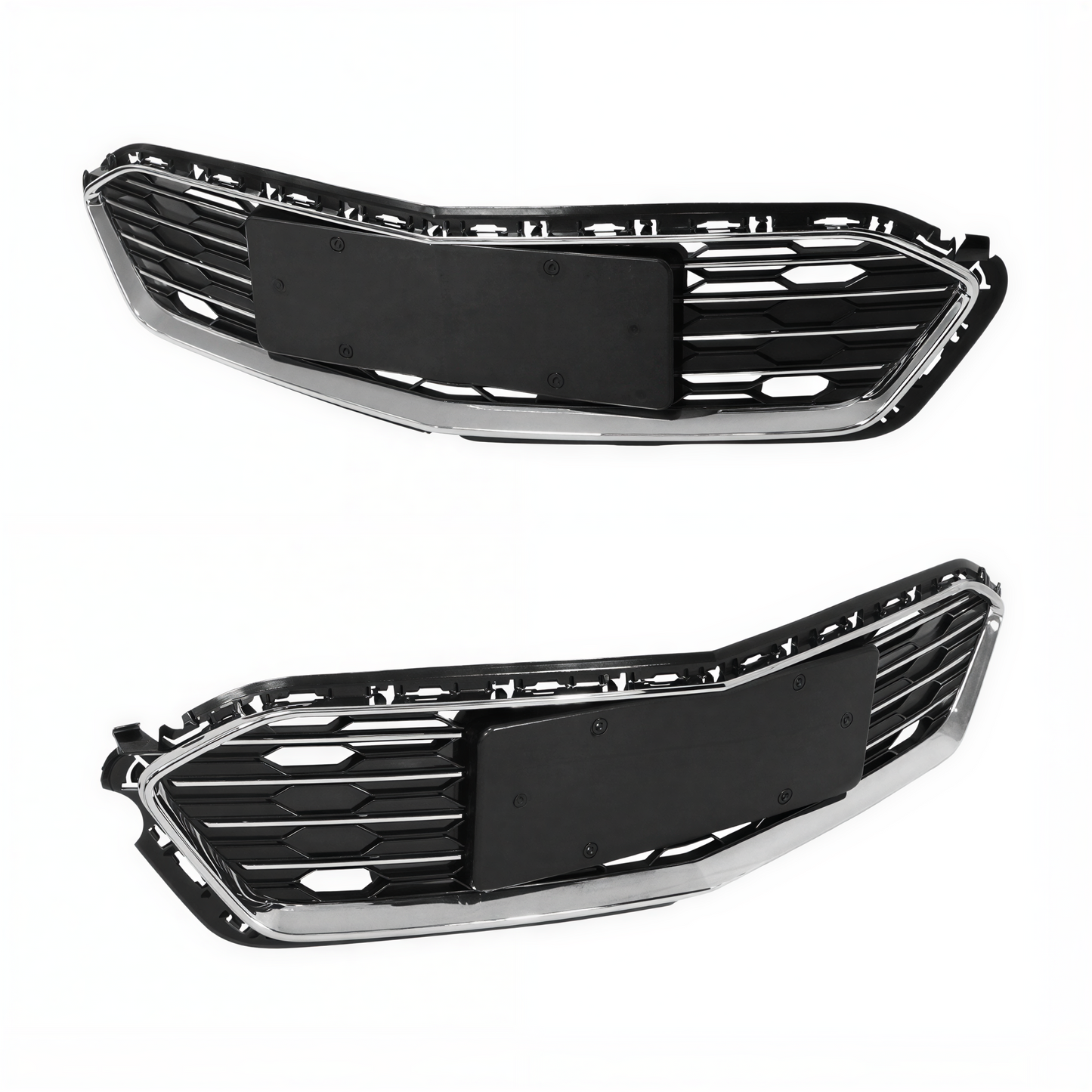 For 2016-2018 Chevy Cruze Front Bumper Cover Grille Grill Set