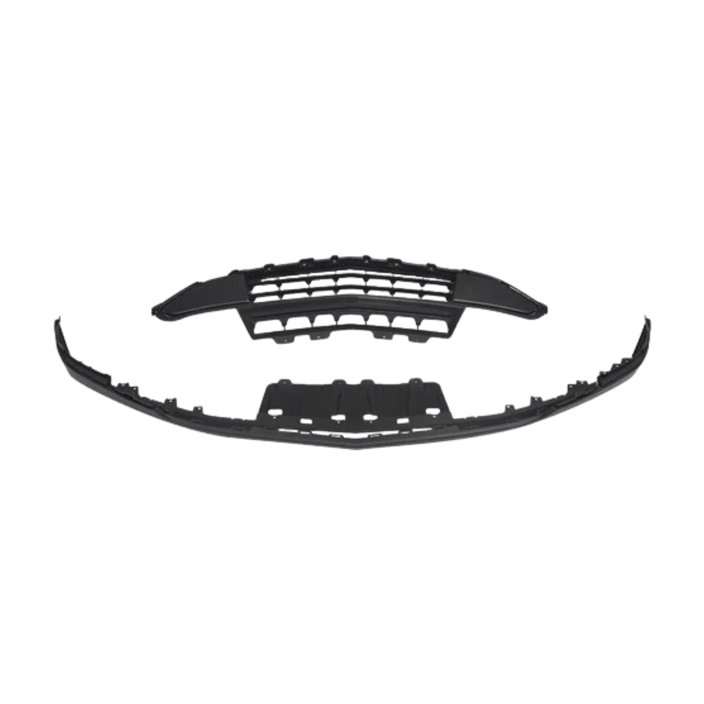 For 2018-2021 Chevy Traverse Front Bumper Cover Grille Set