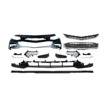 For 2016-2018 Chevy Malibu Cover With Valance Grille Fog Light Trim Front Bumper set