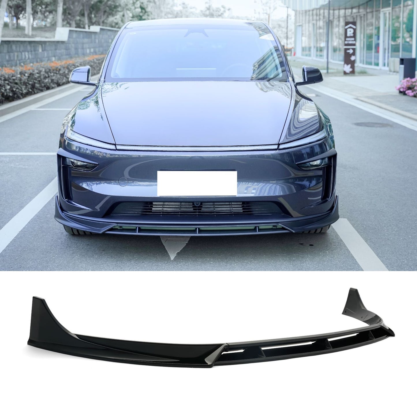 For 2025-2026 Tesla Model Y Juniper Front Bumper Lip 4PC